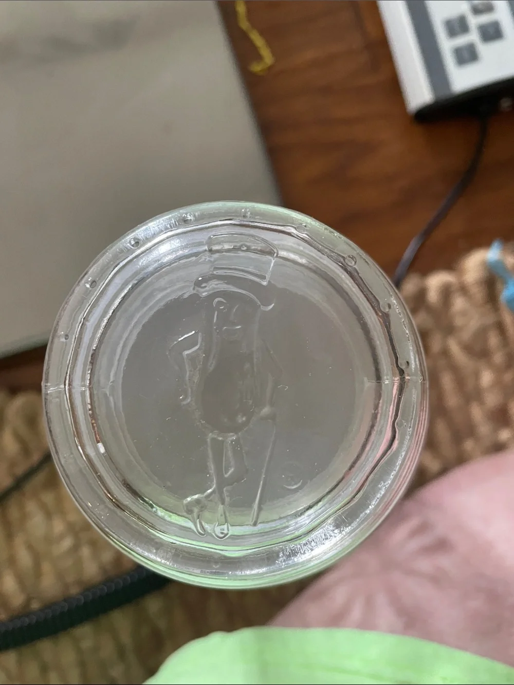 Vintage planters peanut jar with lid